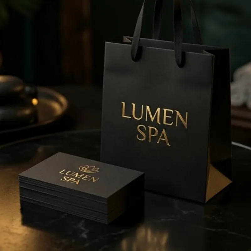 Business cards and bags
